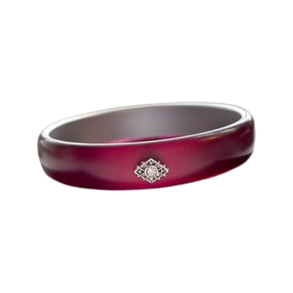 Women's Frosted Ruby Bangle Bracelet by Avon